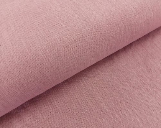 Reines Leinen - vorgewaschen - altrosa